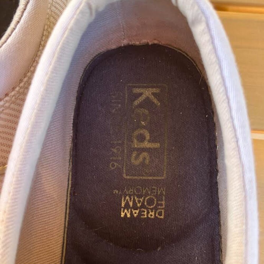 Keds Women's beige/tan and white Center Ticking Stripe Size 6.5 - Picture 5 of 6